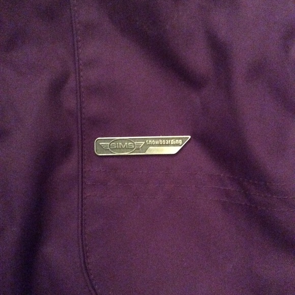 Sims Snowboarding Jacket, Purple, Medium - Picture 2 of 4
